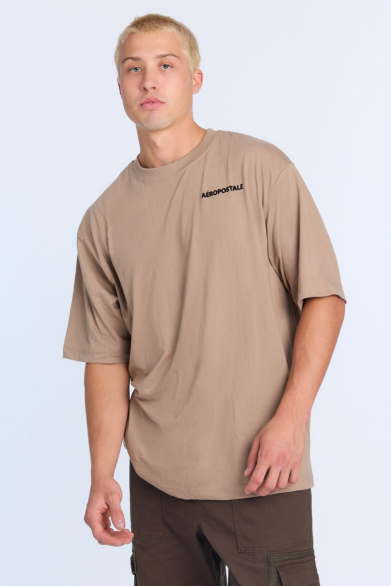 Aéropostale Flocked Graphic Tee