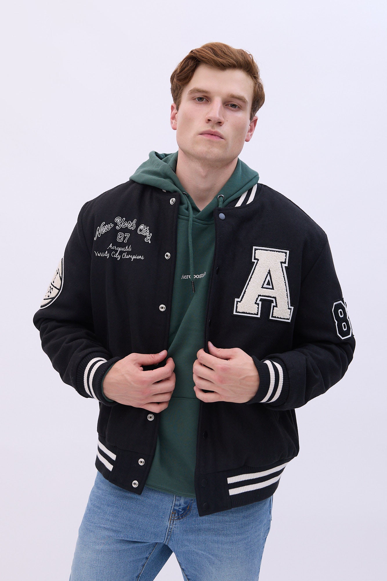 AERO Varsity Bomber Jacket