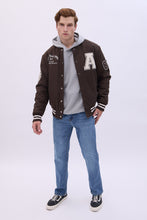 Blouson bombardier universitaire en molleton AERO thumbnail 8