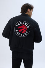 Toronto Raptors Graphic Varsity Bomber Jacket thumbnail 2