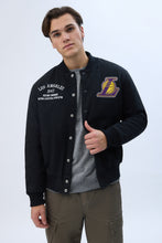 Los Angeles Lakers Graphic Varsity Bomber Jacket thumbnail 1