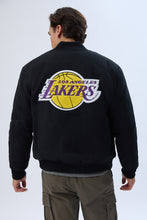 Los Angeles Lakers Graphic Varsity Bomber Jacket thumbnail 2