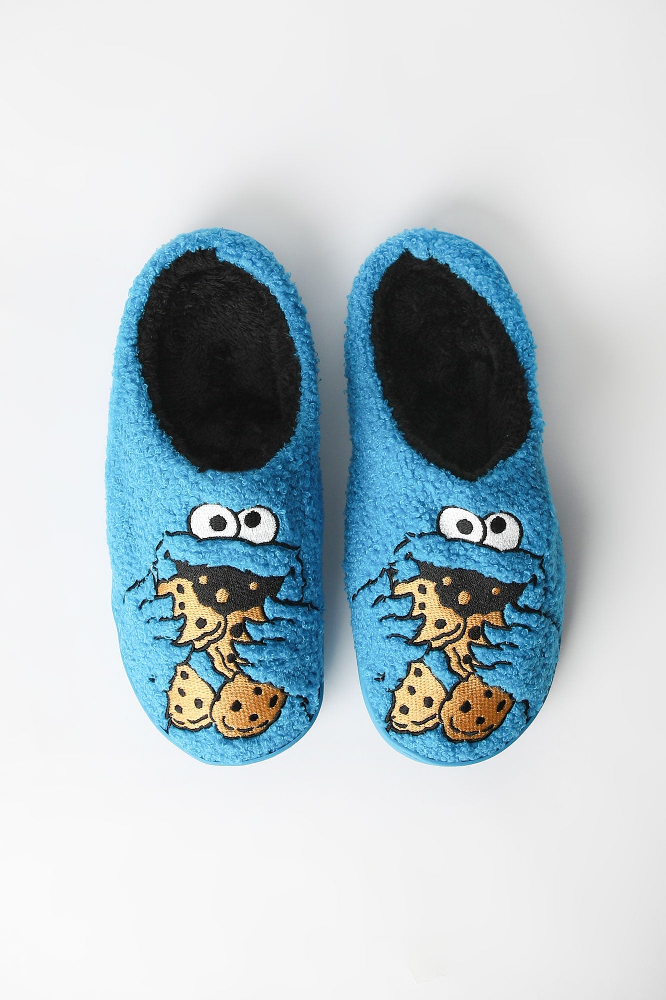 Cookie Monster Plush Slippers