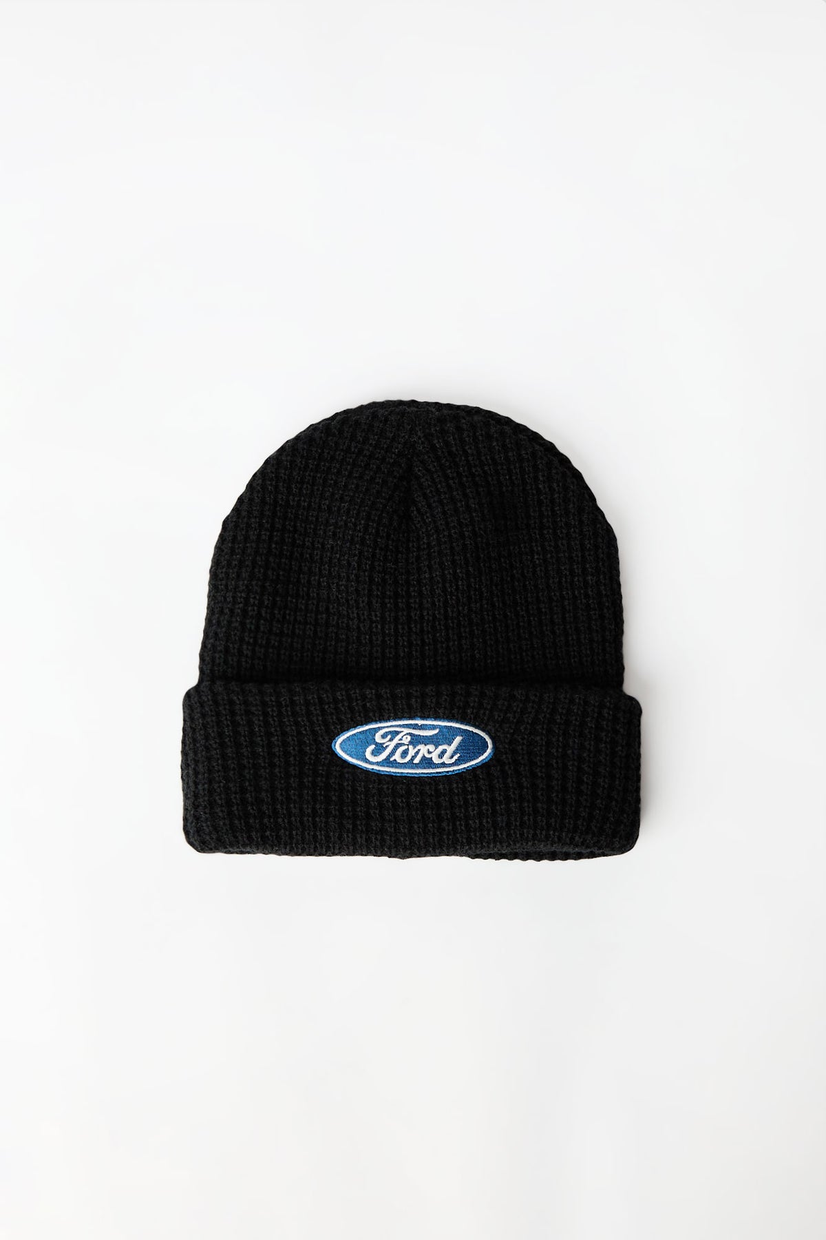 Ford Patch Waffle Knit Beanie