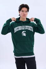 Pull à capuchon à enfiler imprimé graphique Michigan State thumbnail 1