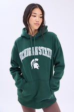 Pull à capuchon à enfiler imprimé graphique Michigan State thumbnail 2