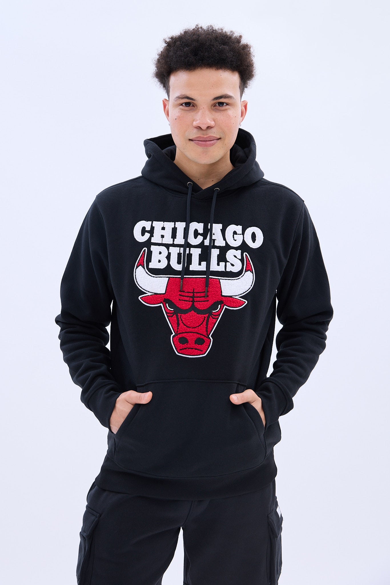 Chicago Bulls Graphic Chenille Applique Pullover Hoodie