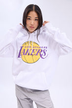 Pull à capuchon à enfiler appliqué chenille graphique Los Angeles Lakers thumbnail 2