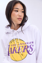 Pull à capuchon à enfiler appliqué chenille graphique Los Angeles Lakers thumbnail 6