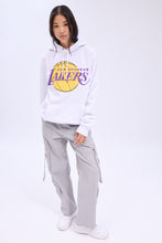 Pull à capuchon à enfiler appliqué chenille graphique Los Angeles Lakers thumbnail 7