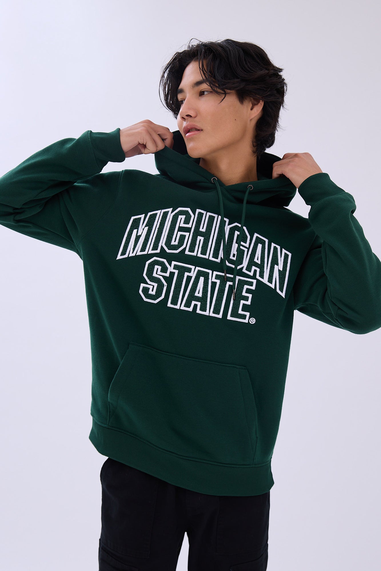 Michigan State Chenille Graphic Hoodie