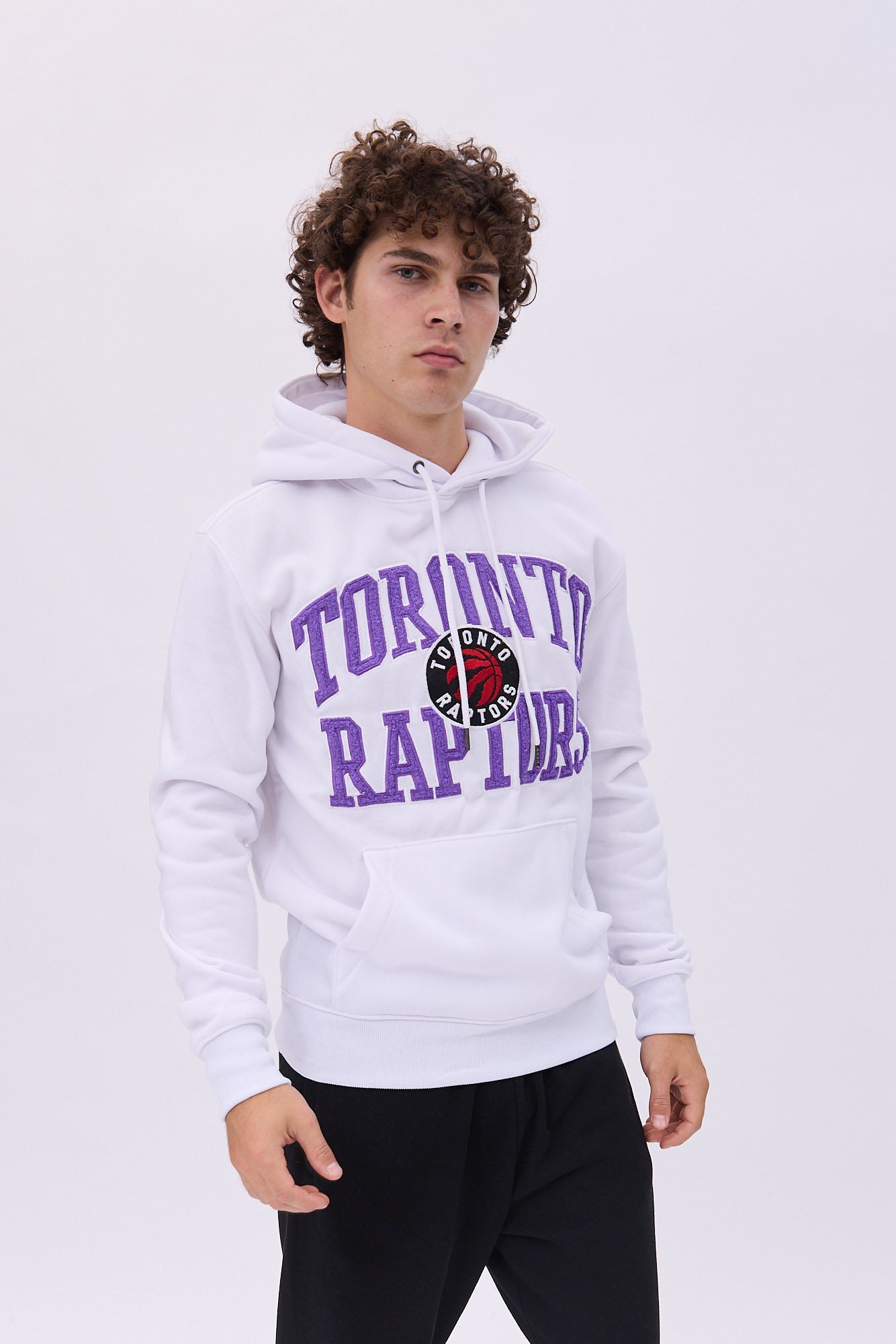 Toronto Raptors Graphic Chenille Applique Hoodie