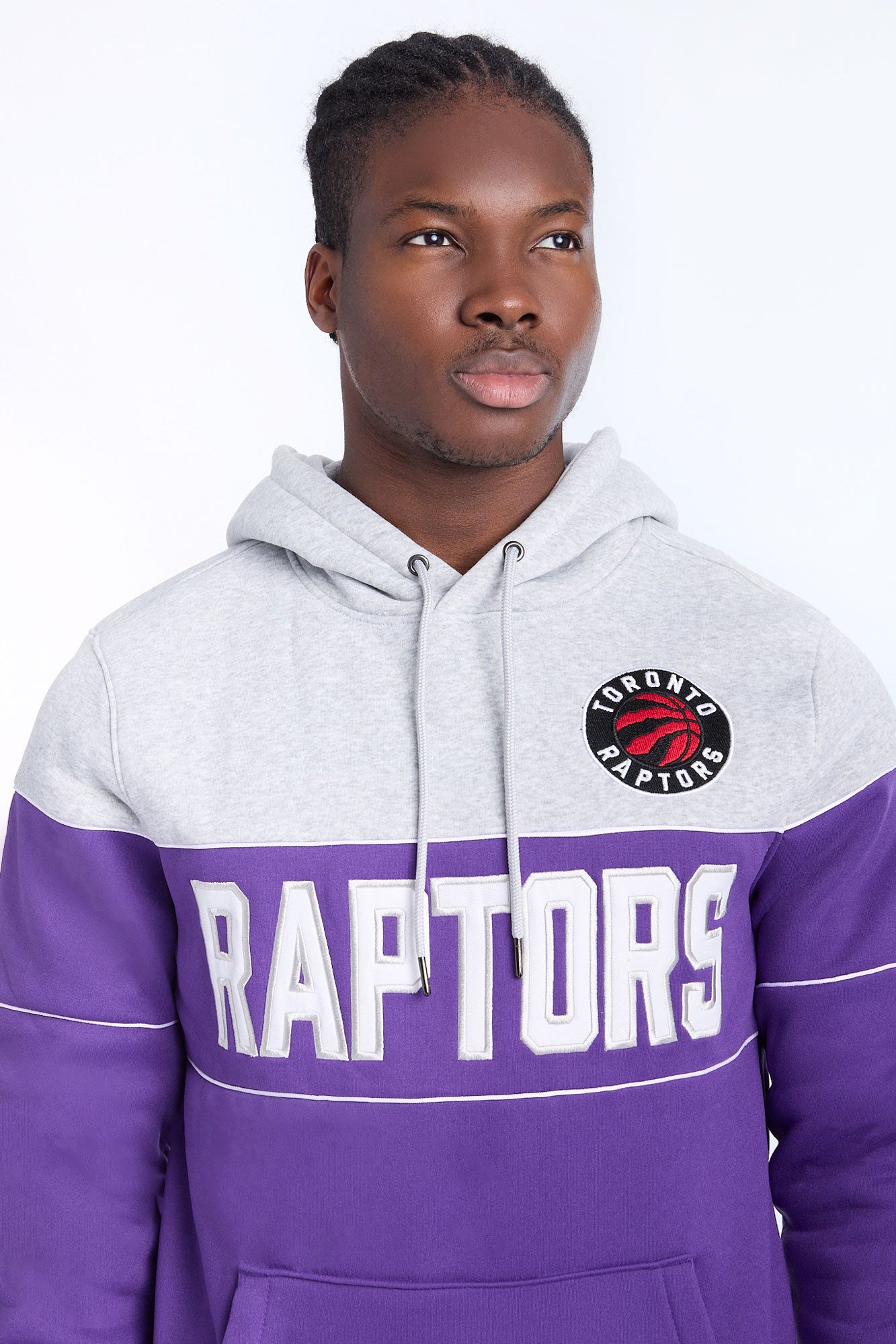 Purple Raptors Merch Store Toronto Raptors Colour Block Hoodie