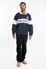 Chelsea Football Club Colour Block Polo Sweatshirt thumbnail 4