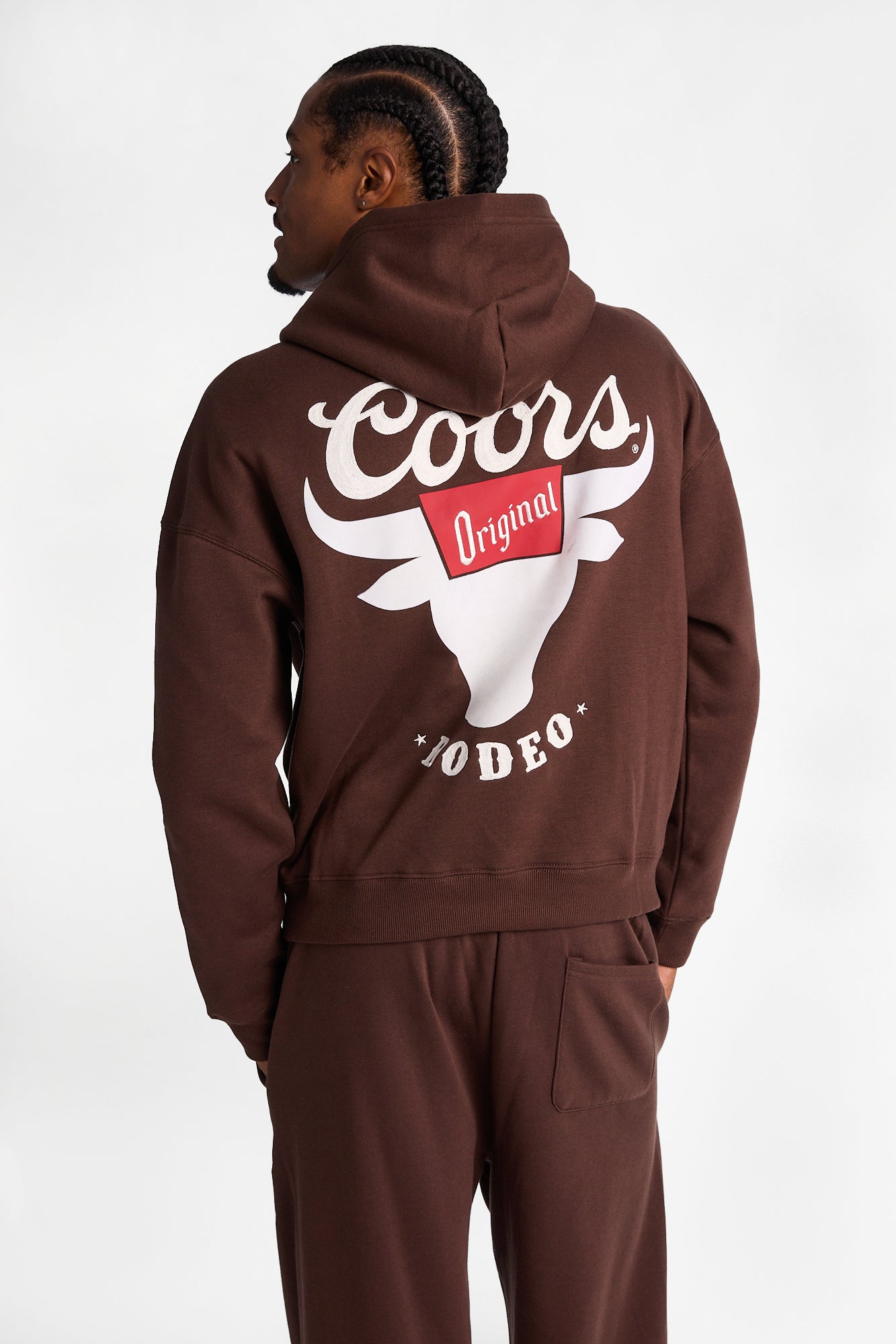 Chandail à capuche en molleton Coors Rodeo