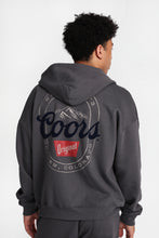 Chandail à capuche en molleton zippé imprimé Coors thumbnail 3