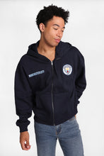 Chandail à capuche en molleton zippé imprimé Manchester City F.C thumbnail 1
