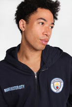 Chandail à capuche en molleton zippé imprimé Manchester City F.C thumbnail 3