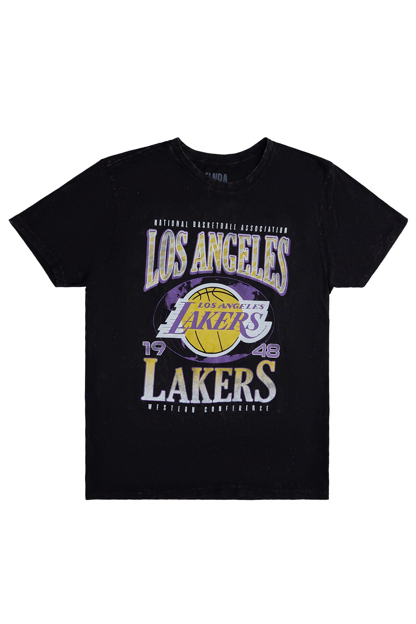 Los Angeles Lakers Graphic Acid Wash Tee