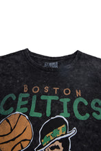 T-shirt délavé acide imprimé graphique Boston Celtics thumbnail 2