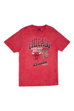 T-shirt délavé acide imprimé graphique Chicago Bulls thumbnail 1