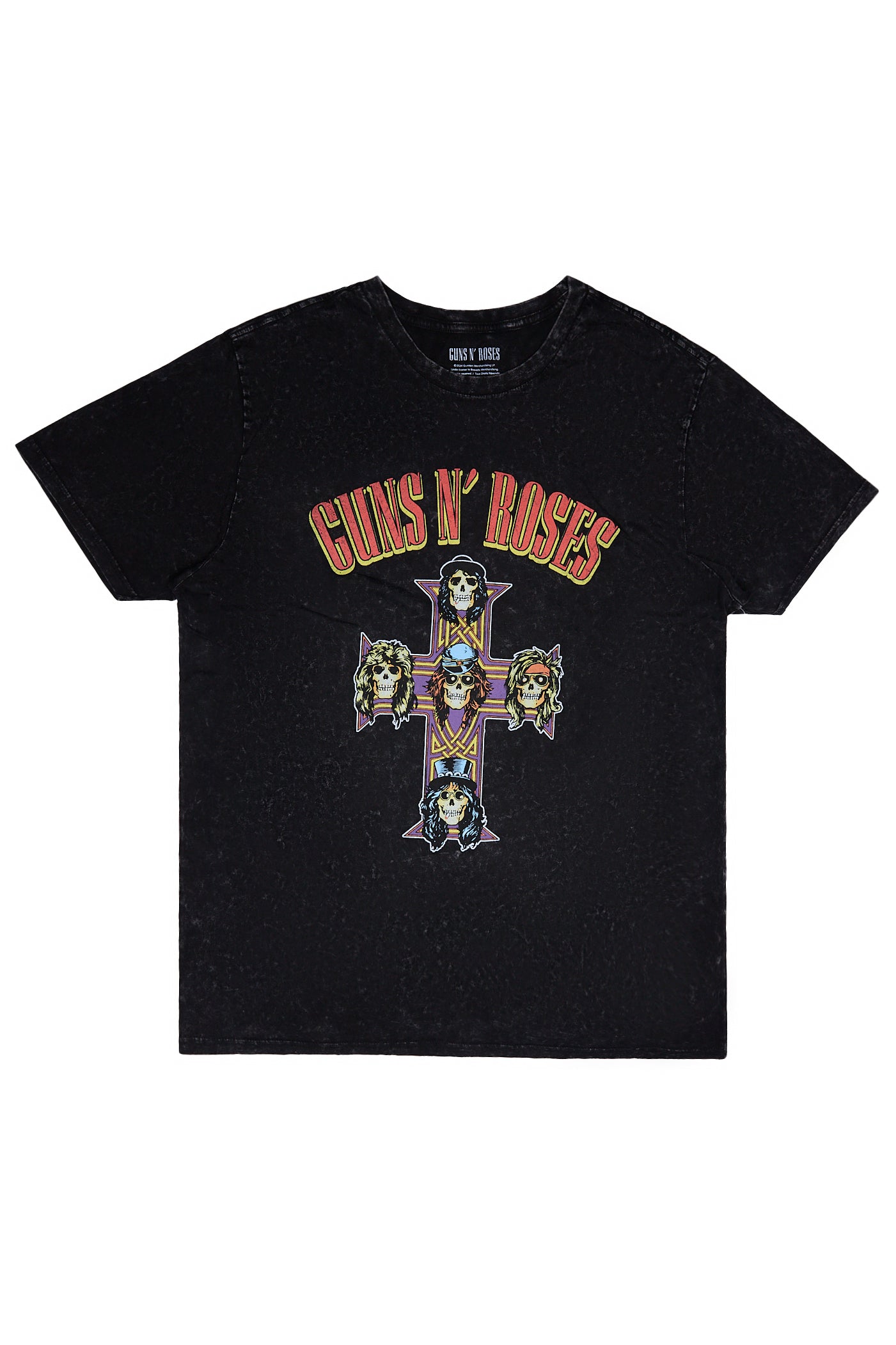 Guns N' Roses Graphic Acid Wash Tee