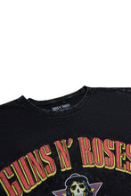 T-shirt délavé acide imprimé graphique Guns N' Roses thumbnail 2