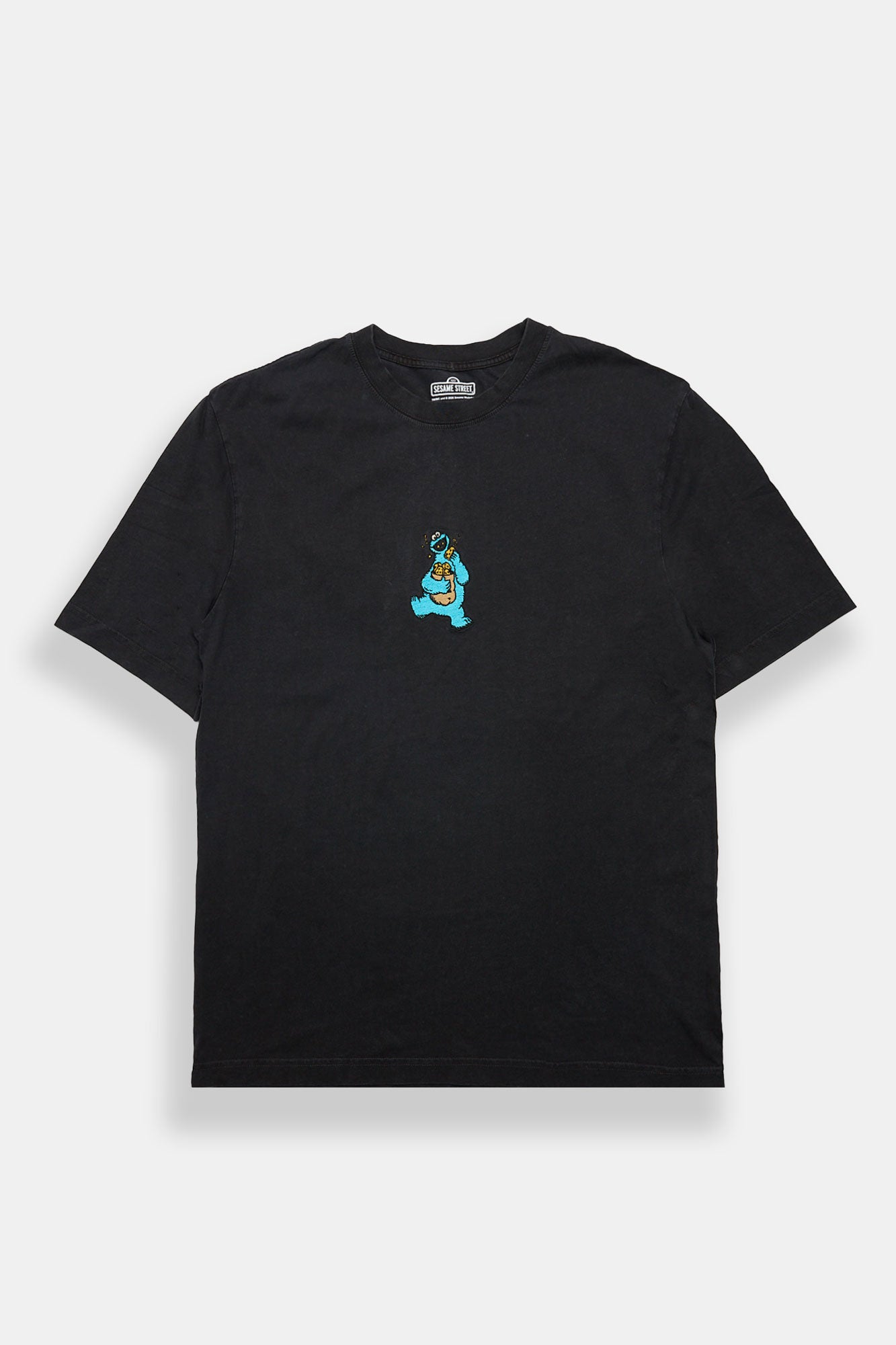 T-shirt surdimensionné brodé Cookie Monster