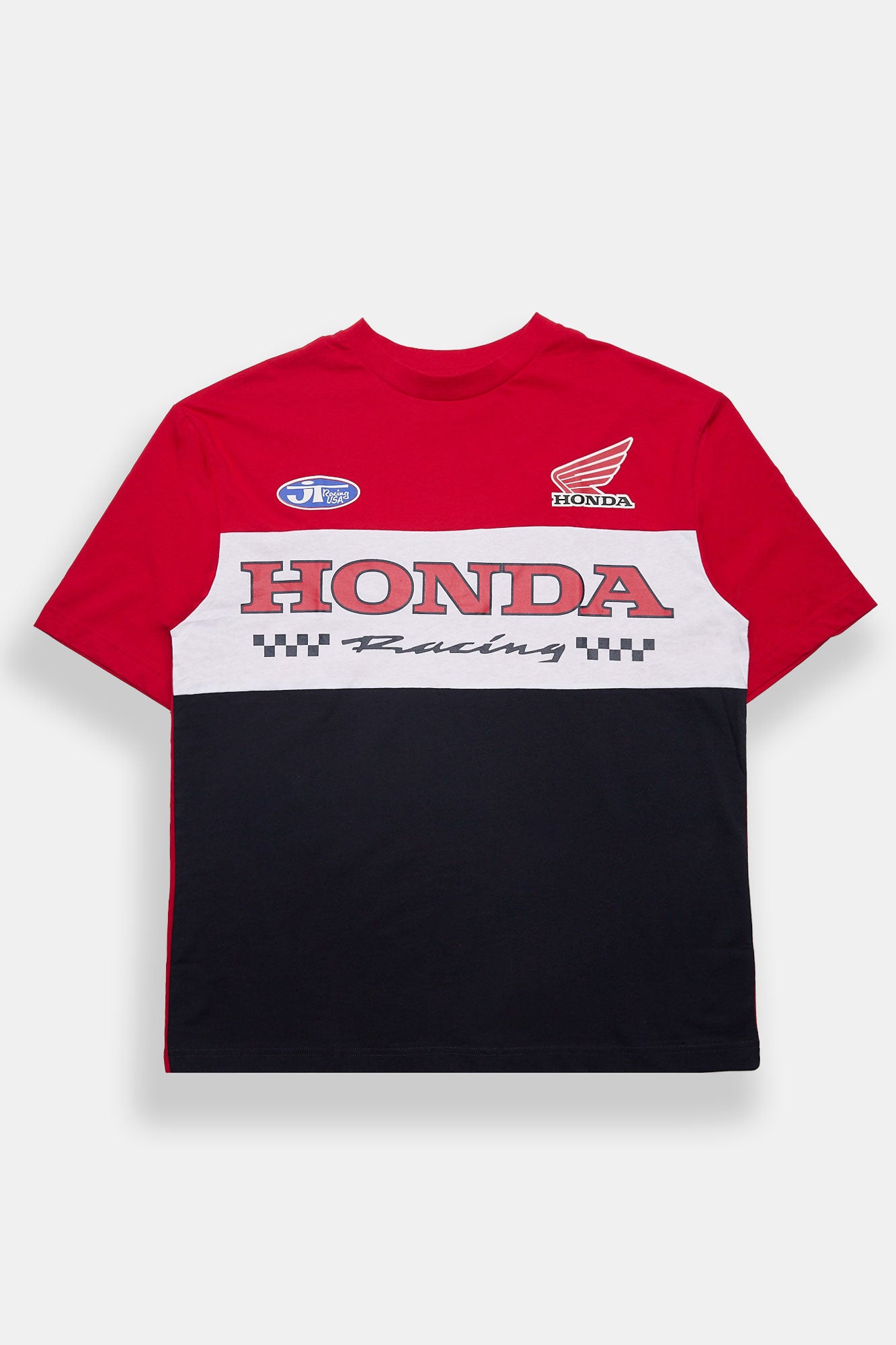 Honda Racing Colour Block Graphic Oversized Tee
