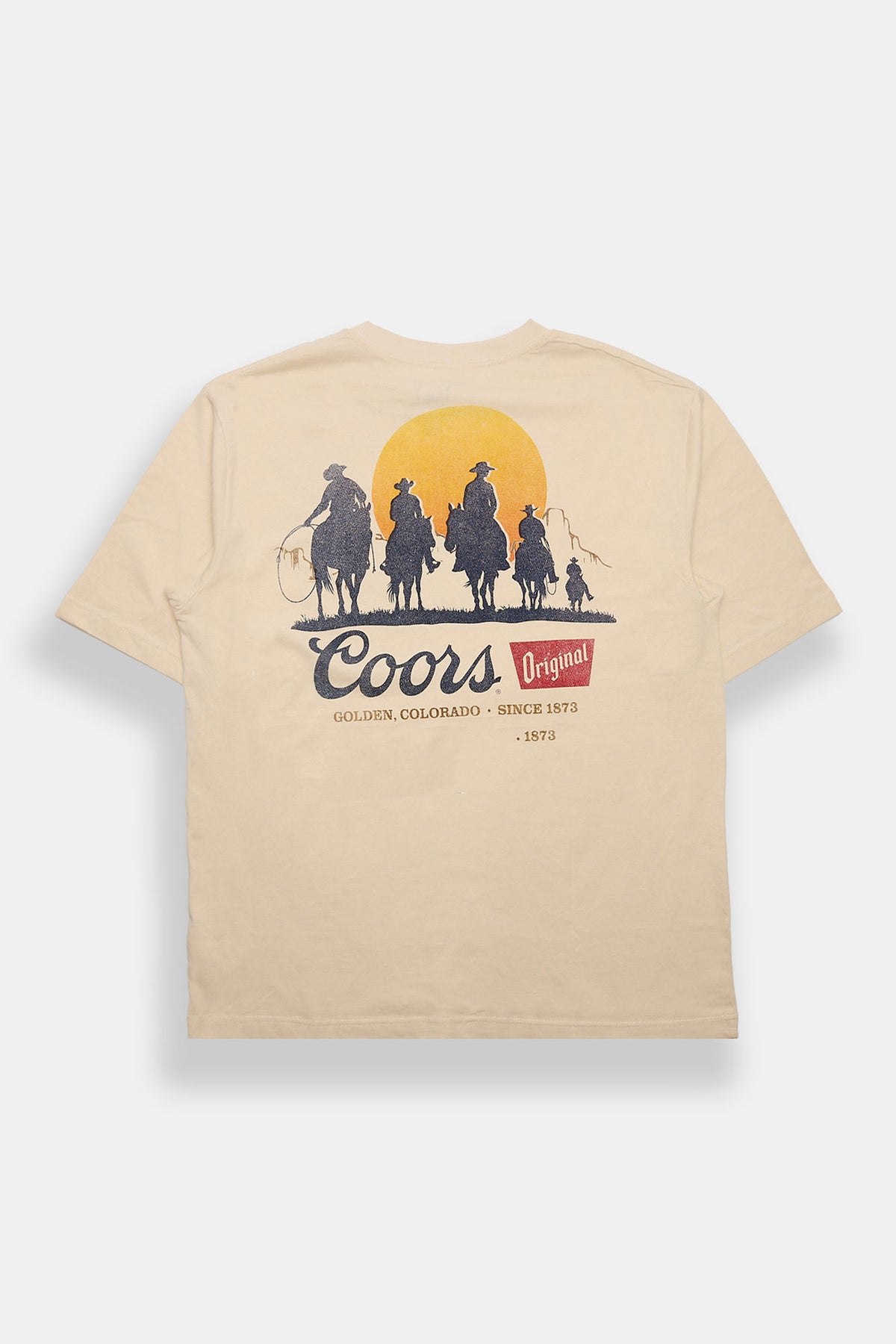 Coors Cowboys Graphic Oversized Tee