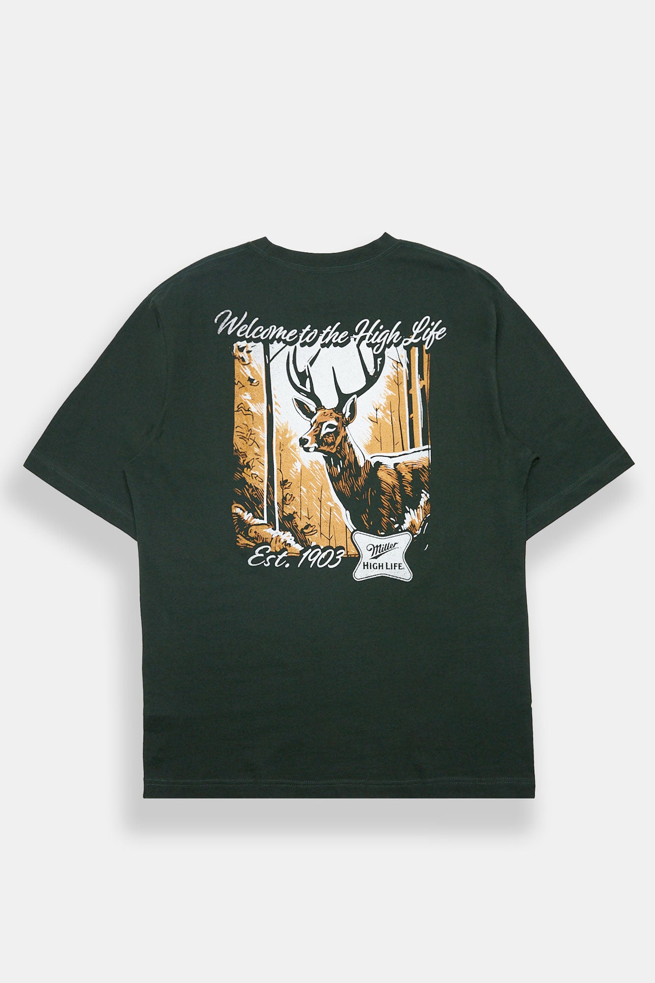 Miller Since 1903 Deer Graphic Oversized Tee