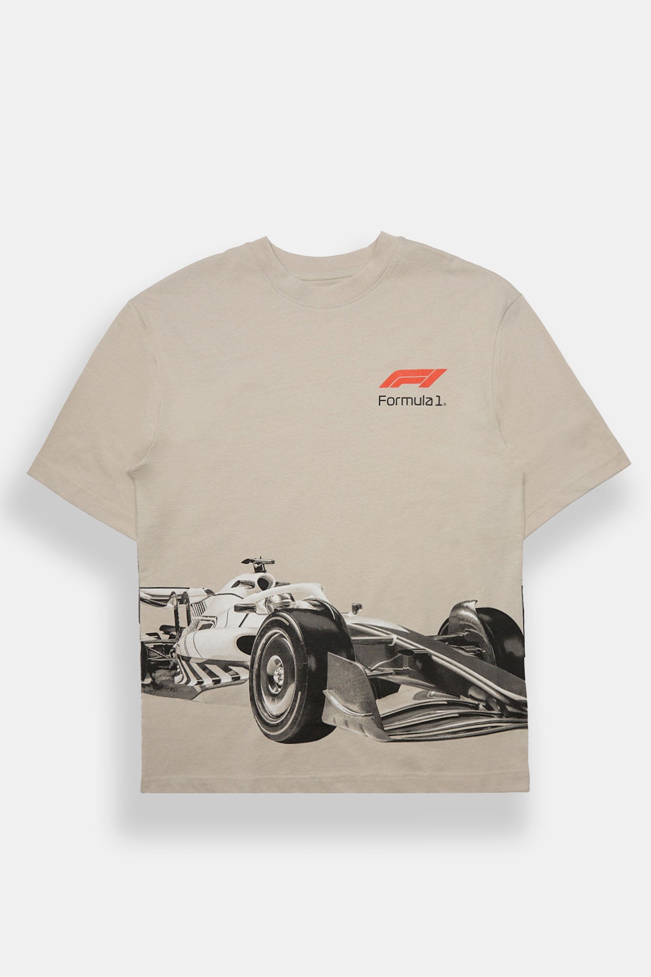 Formula 1 Panel Print Graphic Oversized Tee
