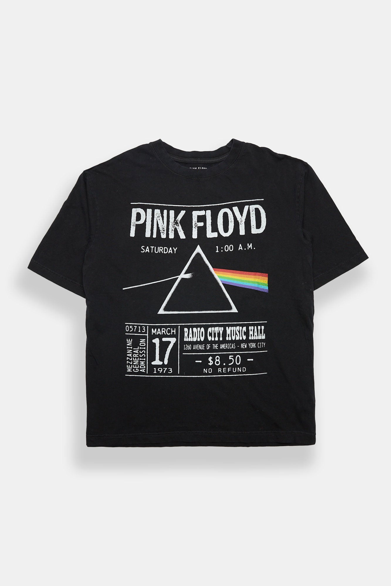 Pink Floyd March 17 1973 Radio City Hall Graphic Oversized Tee