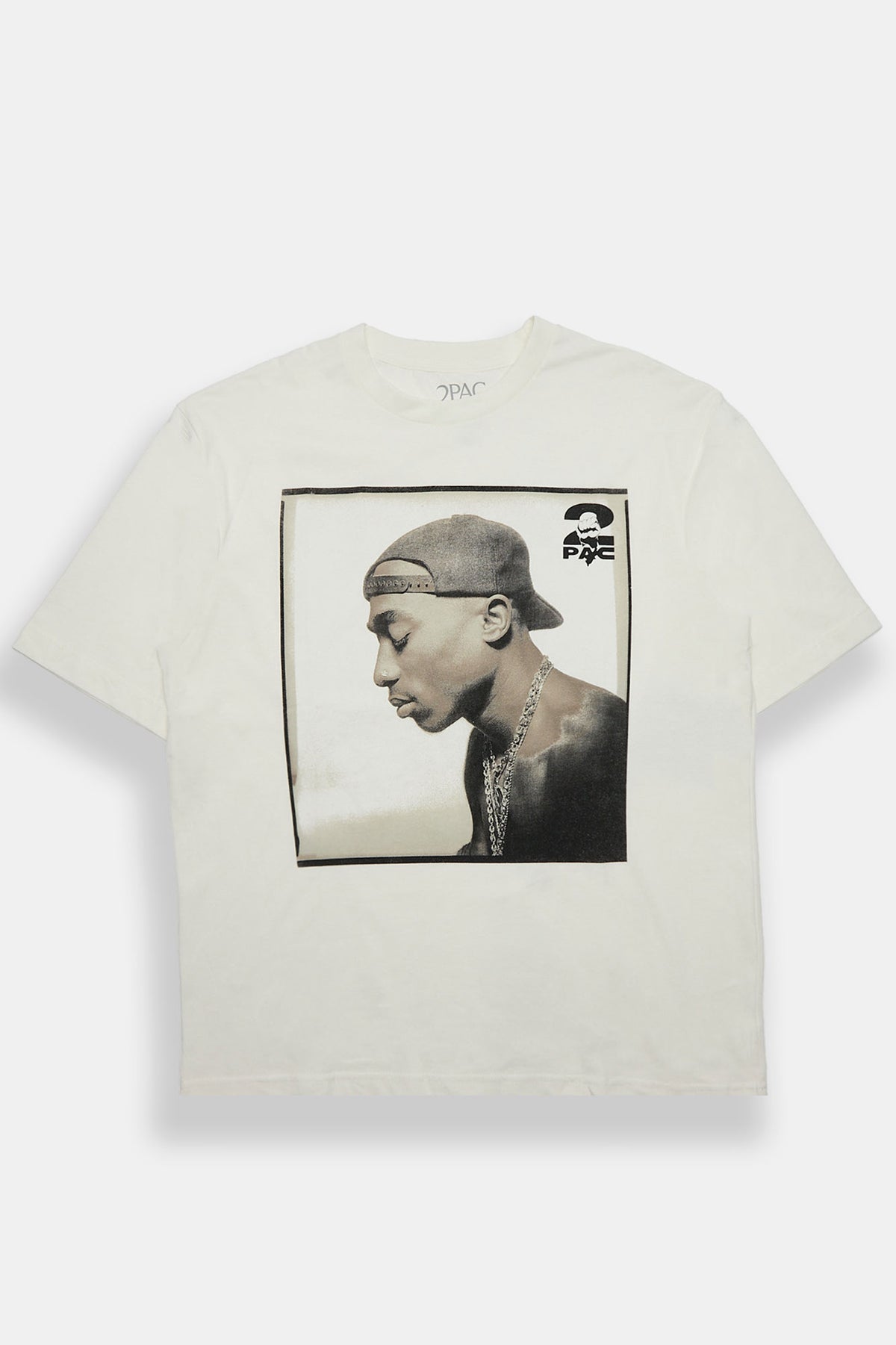 2Pac Portrait Graphic Oversized Tee