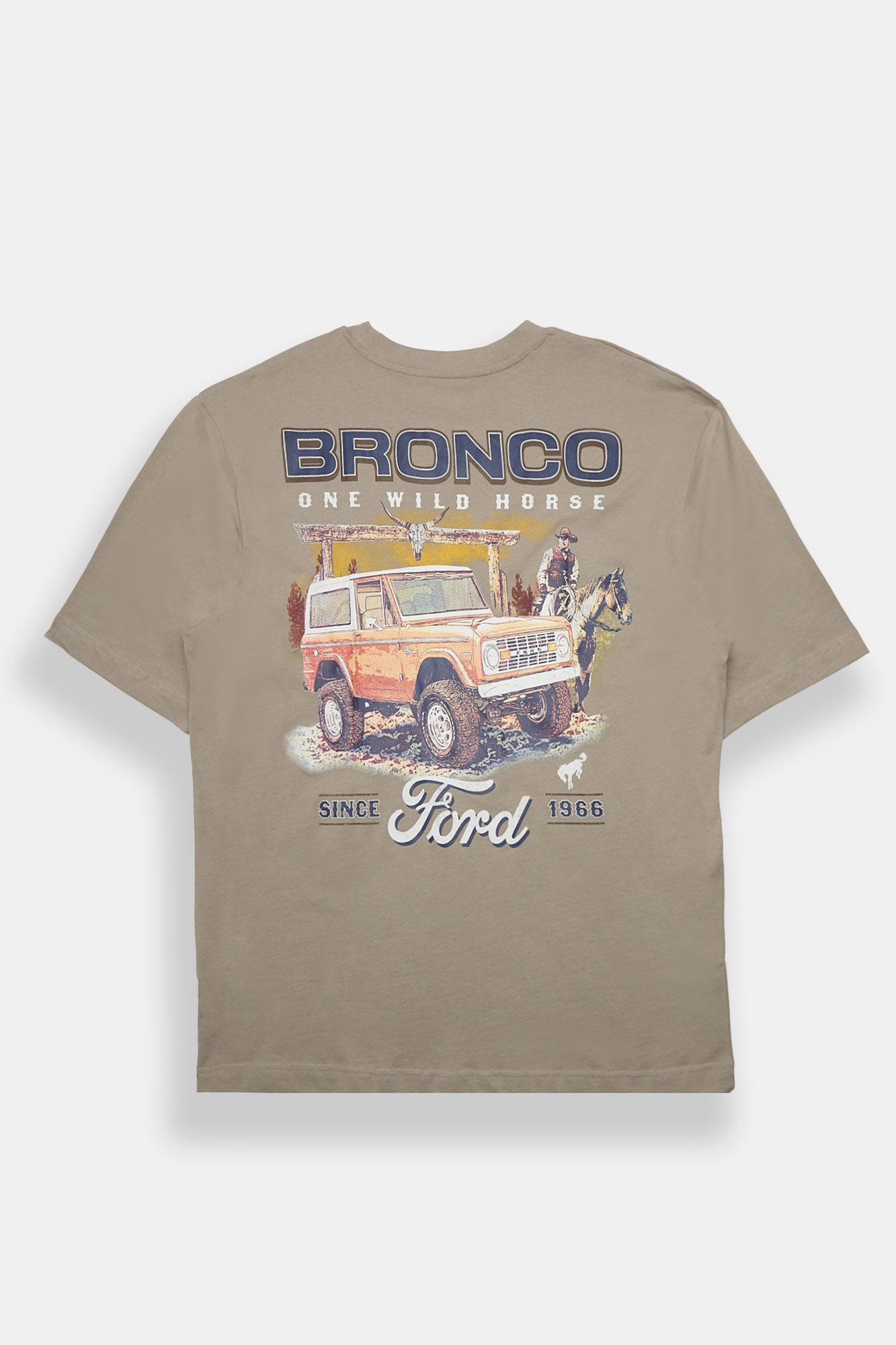 Ford Bronco One Wild Horse Graphic Oversized Tee