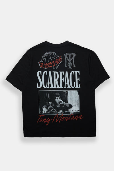 Scarface Tony Montana Graphic Oversized Tee – Bluenotes