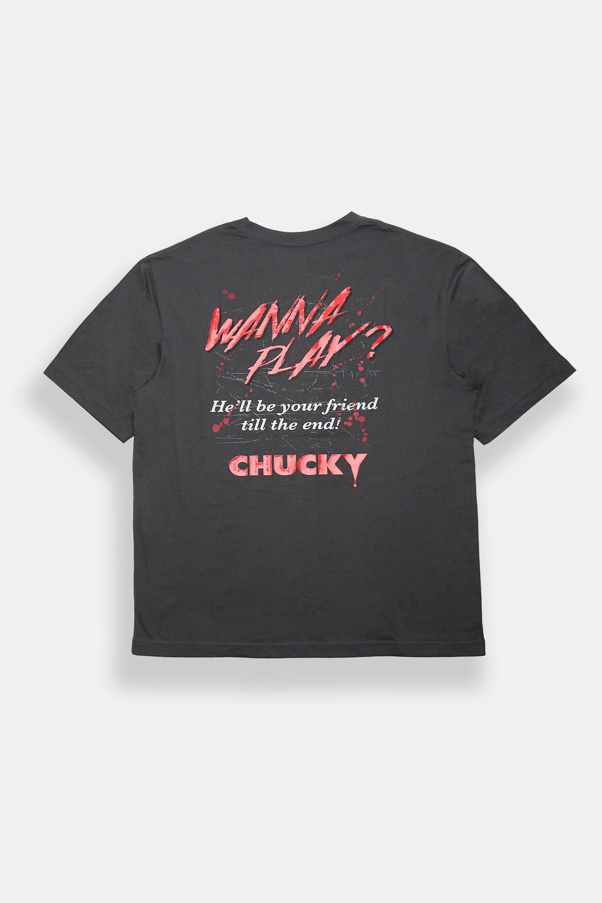 Chucky Wanna Play Graphic Oversized Tee