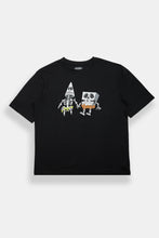 Skeleton SpongeBob & Patrick Graphic Oversized Tee thumbnail 1