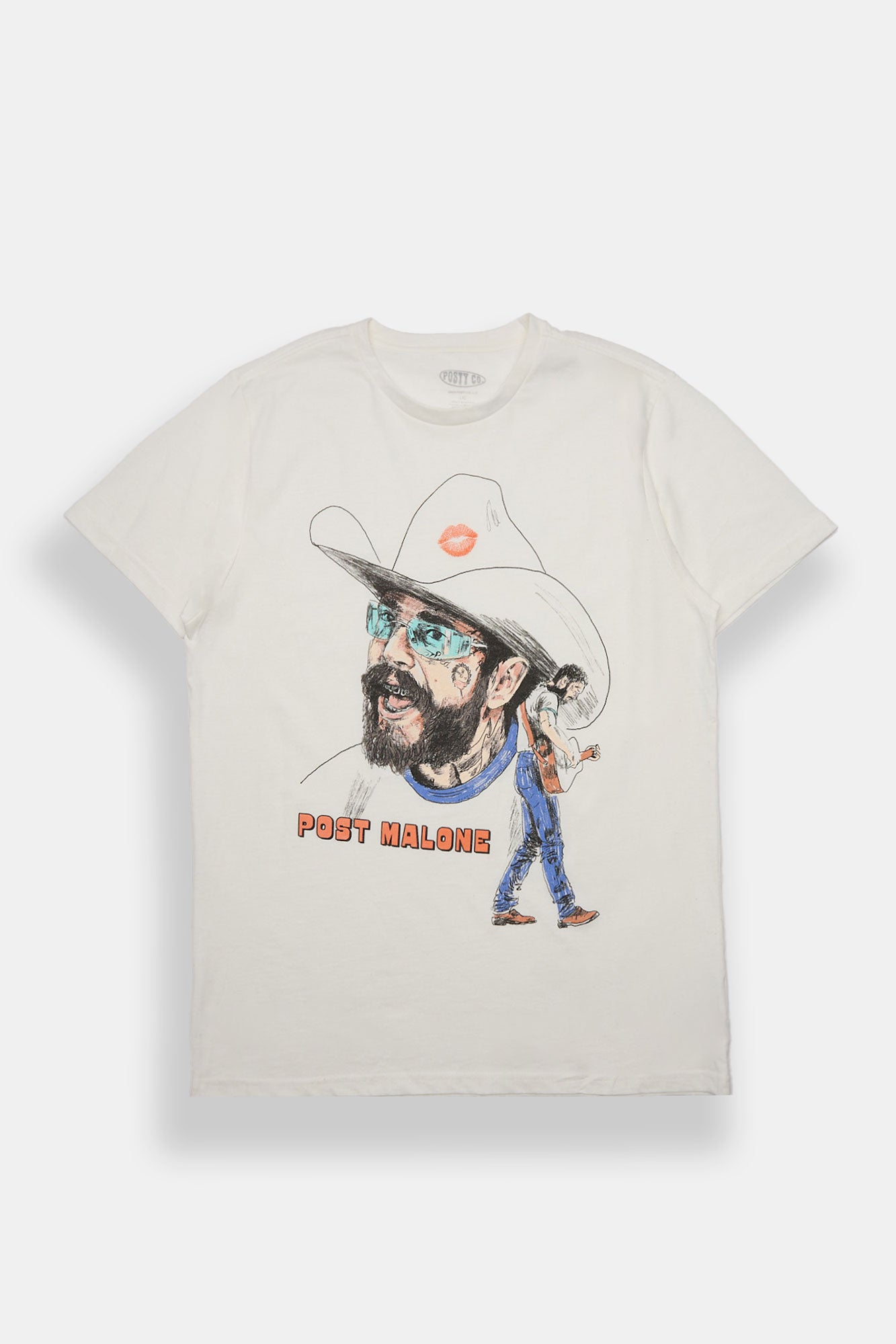 T-shirt classique graphique Post Malone Cowboy