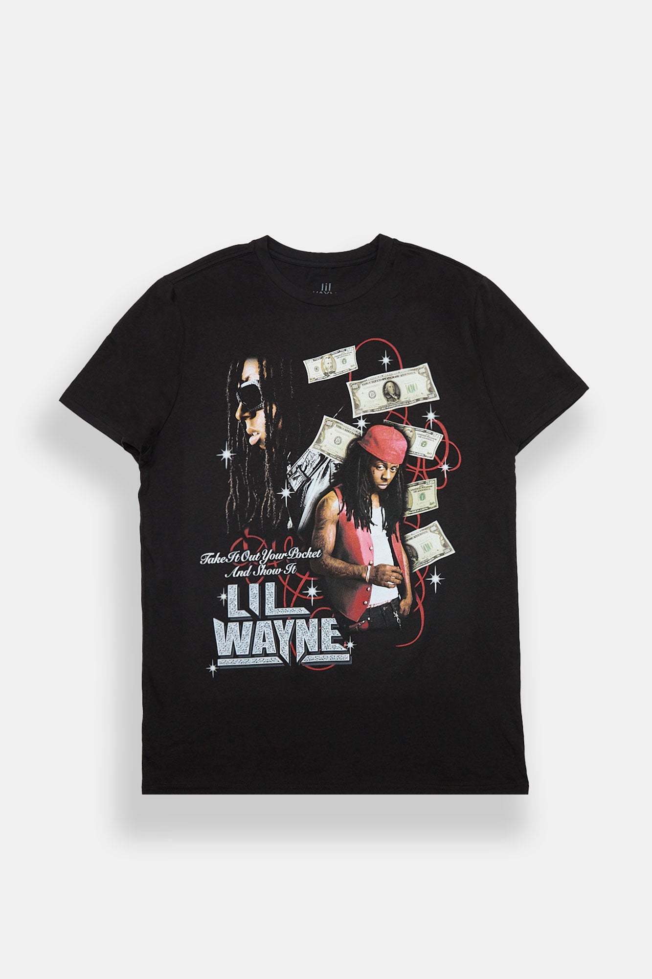 Lil Wayne Cash Graphic Tee