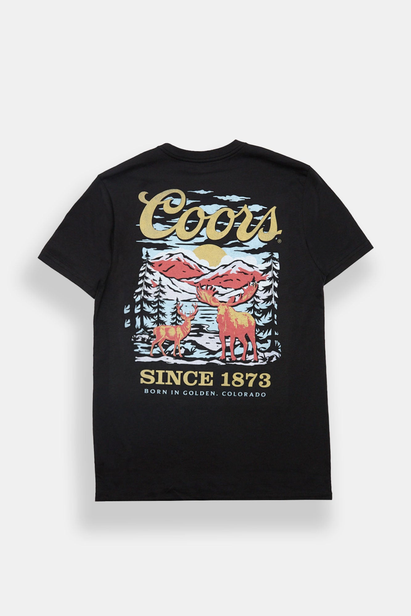 Coors Since 1873 Born Golden Colorado Graphic Tee