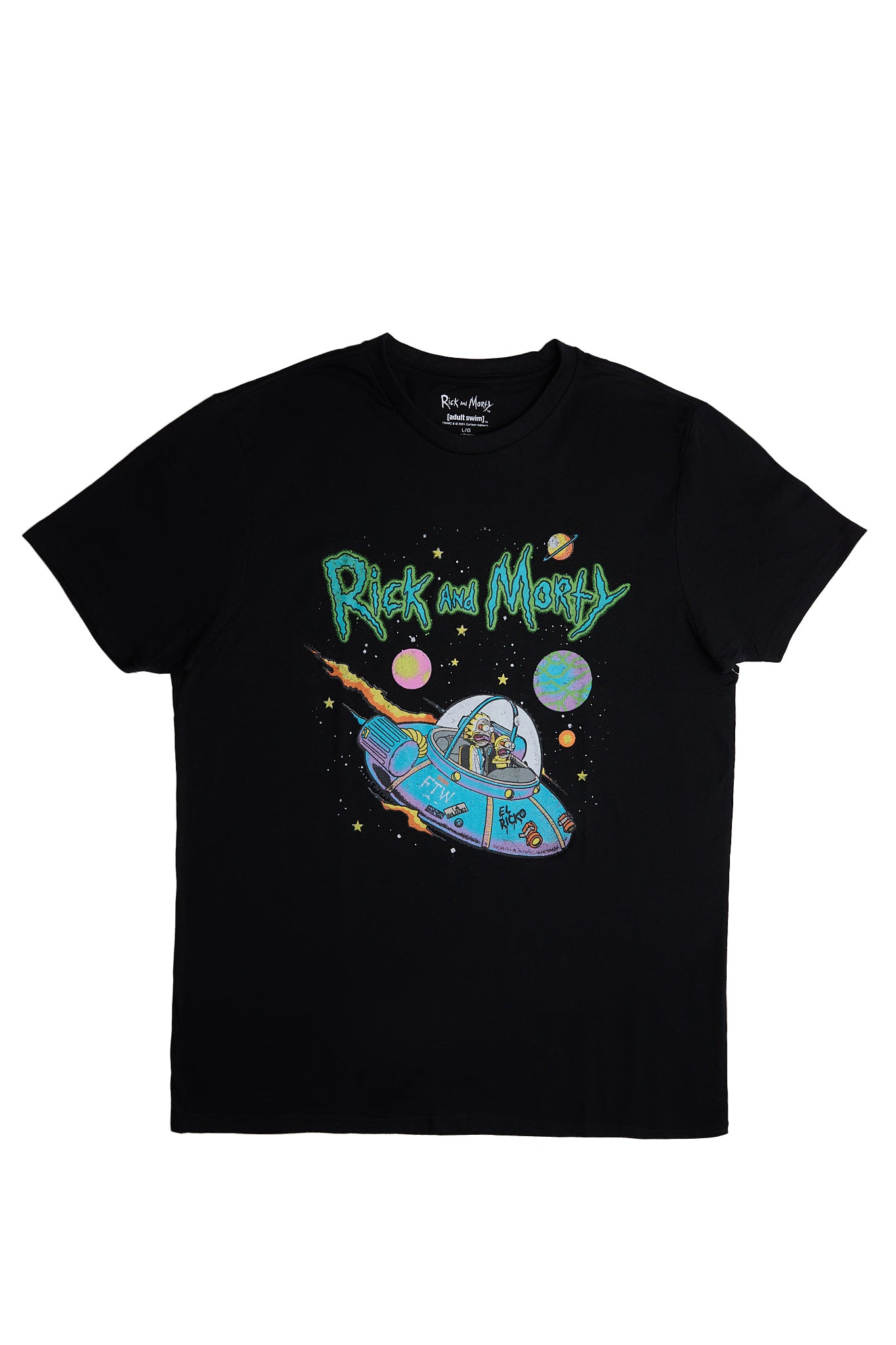 Rick & Morty Spaceship Graphic Tee