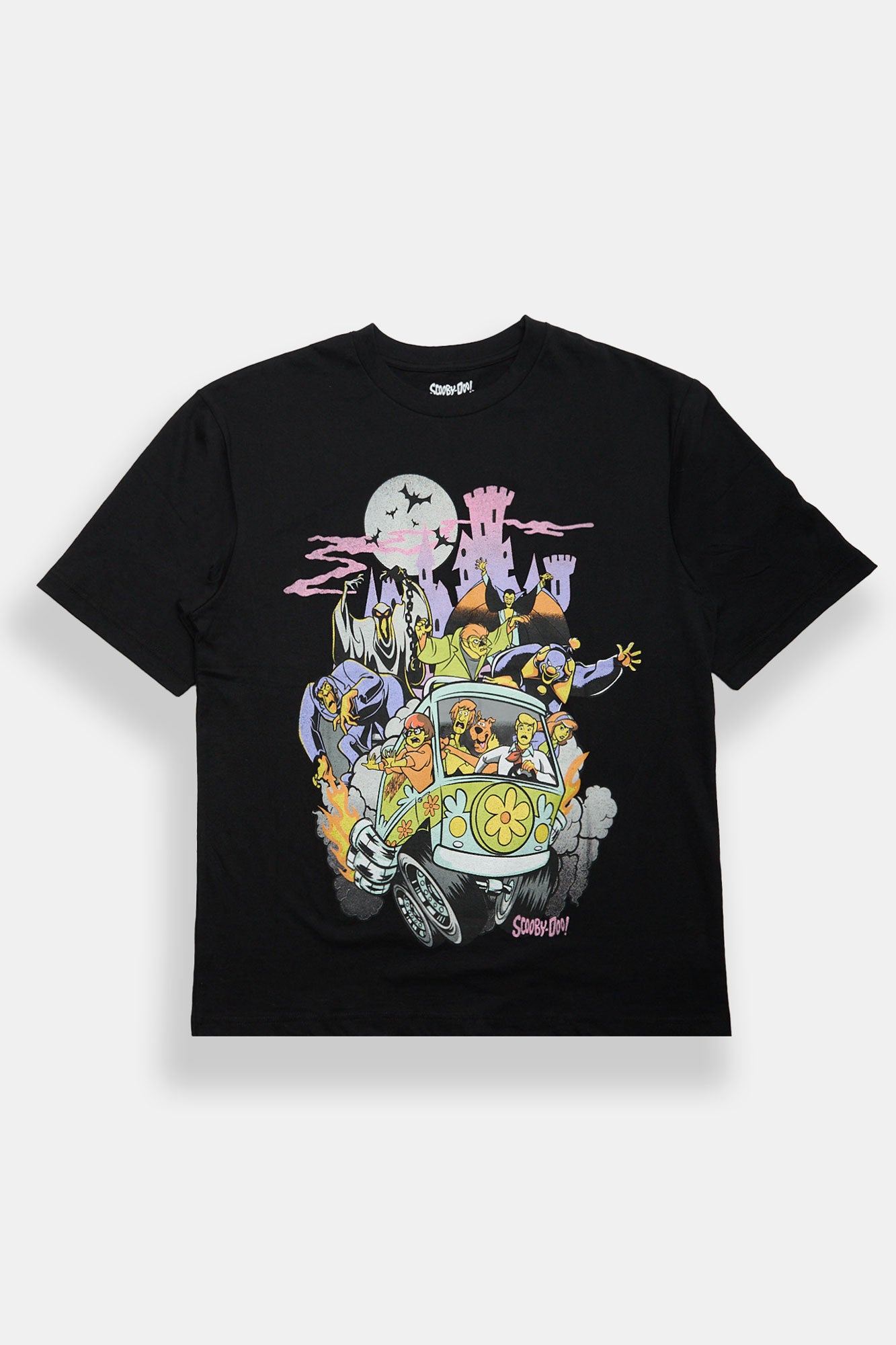 T-shirt surdimensionné imprimé graphique Scooby-Doo! Chase