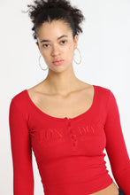 T-shirt ajusté à col Henley à manches longues thumbnail 23