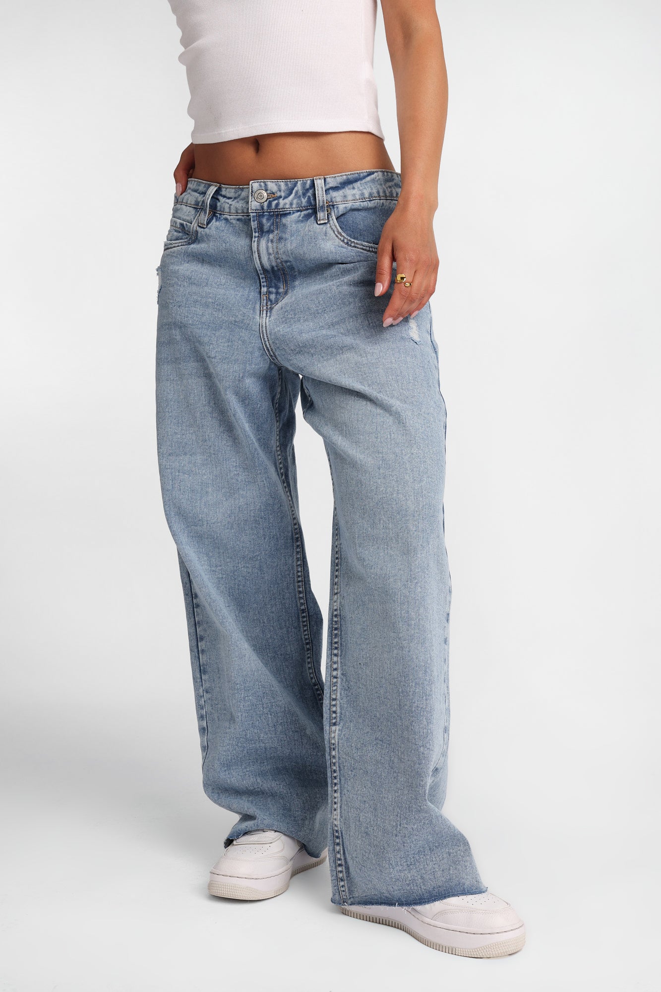 AERO High Rise Baggy Jeans