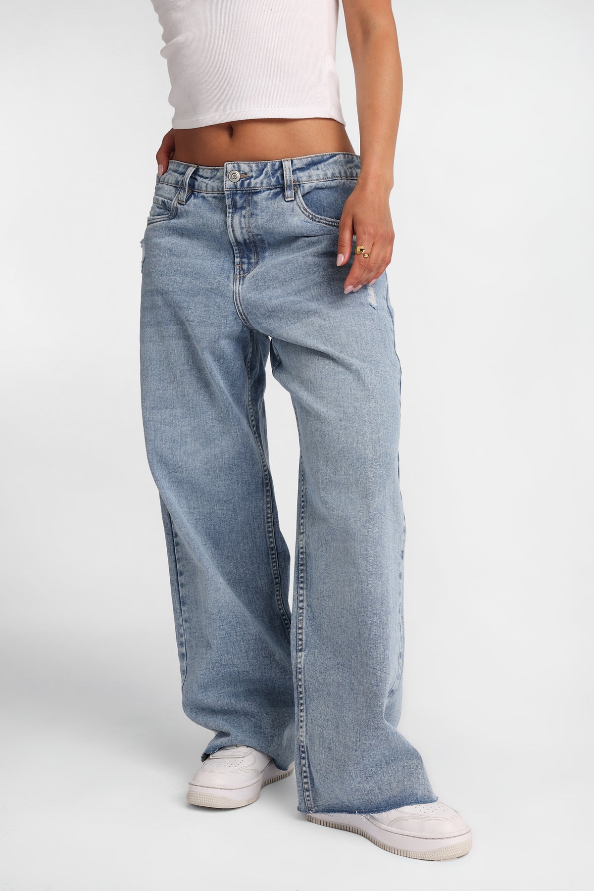 AERO High Rise Baggy Jeans