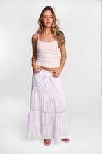 AERO Lace Trim Tiered Maxi Skirt thumbnail 5