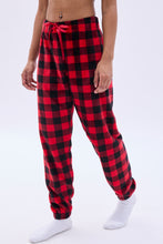 AERO Plaid Printed Plush Pajama Jogger thumbnail 14