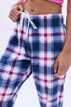AERO Plaid Printed Plush Pajama Jogger thumbnail 12