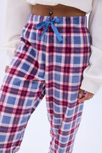 AERO Plaid Printed Plush Pajama Jogger thumbnail 19